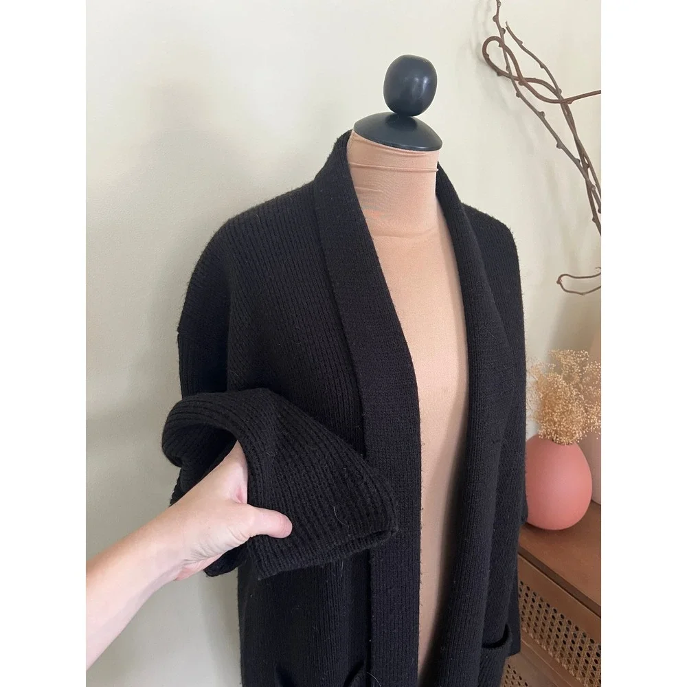 Vintage Side Effects 90s Black Fringe Cardigan - Picture 5 of 6
